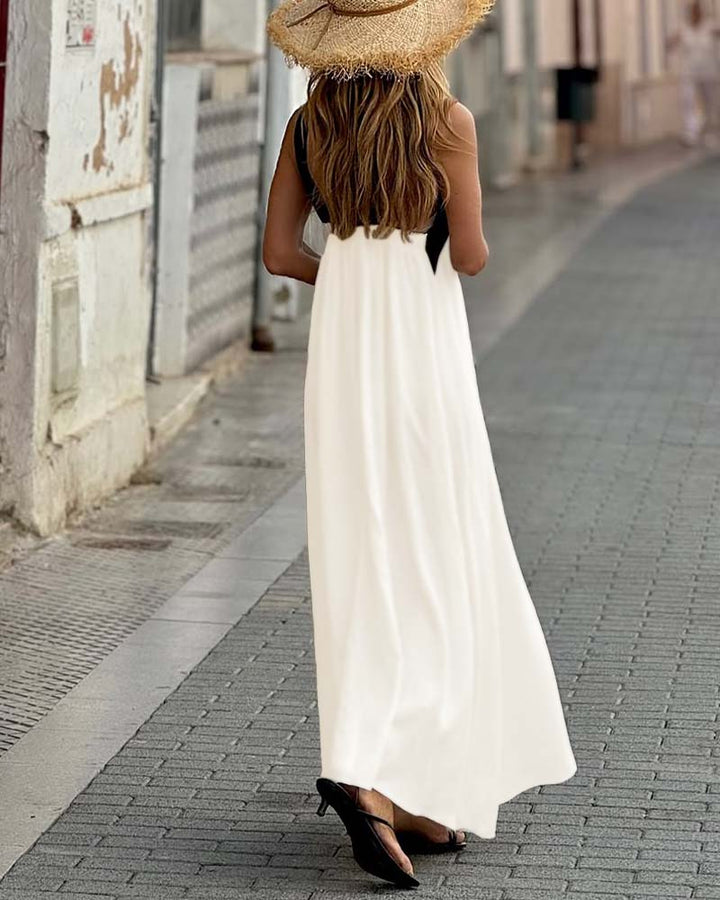 Velora | Cross Neck Dress