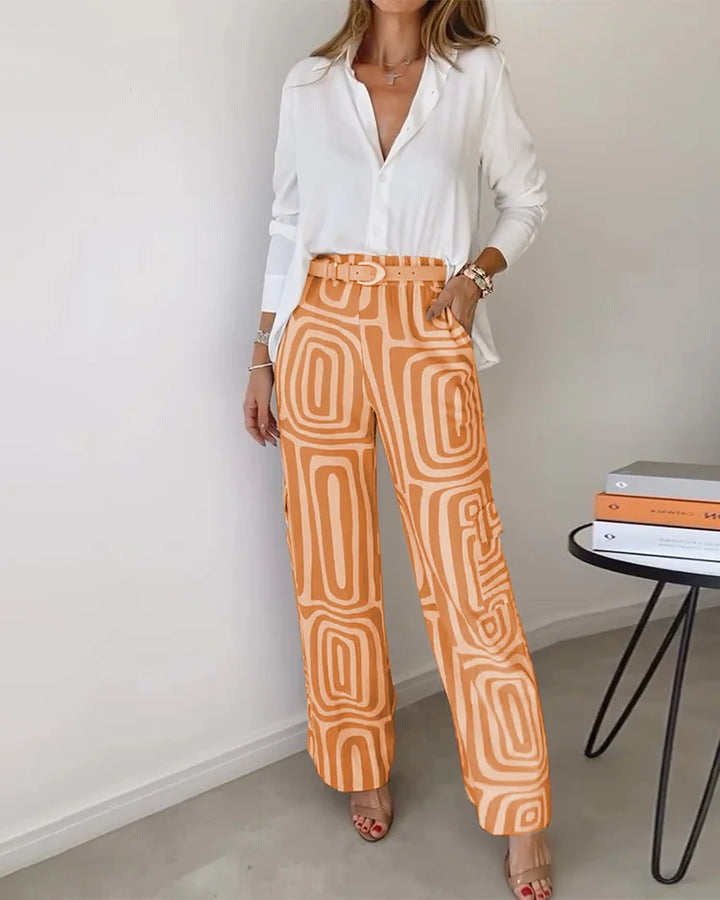 LIVA™ - ELEGANT PANTS BLOUSE SET