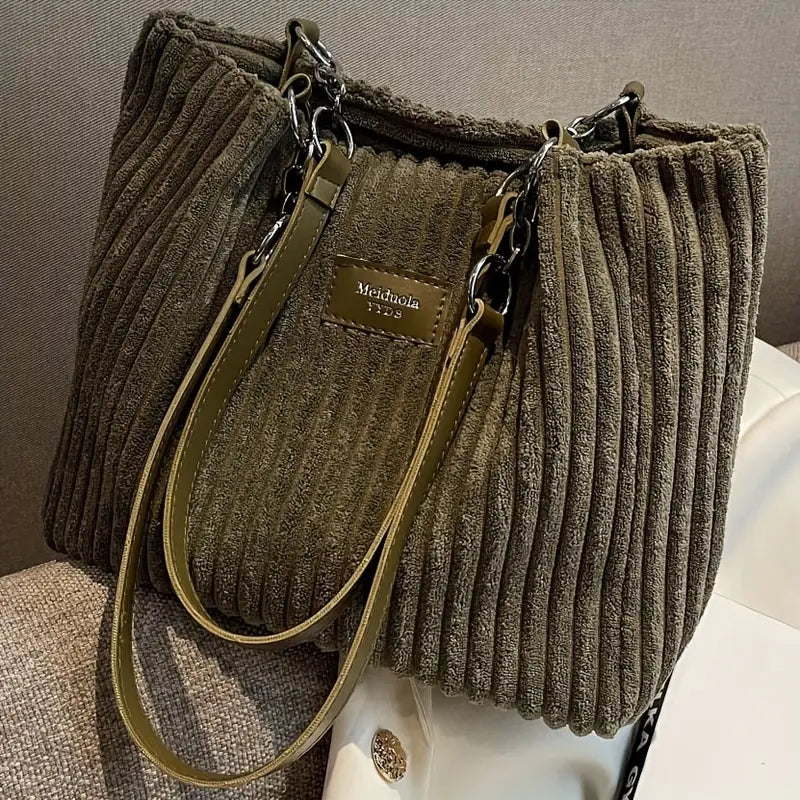 HENA™ - CLASSIC CORDUROY SHOULDER BAG