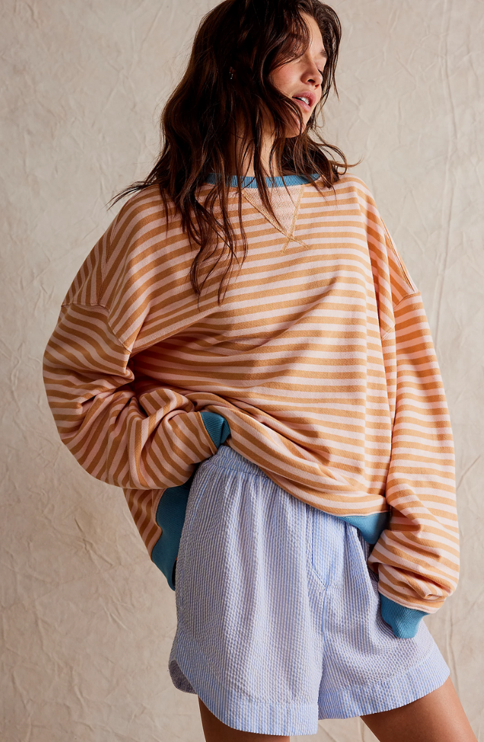 BRIA™ - COMFORTABLE STRIPED OVERSIZE SWEATER