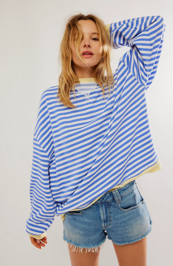BRIA™ - COMFORTABLE STRIPED OVERSIZE SWEATER