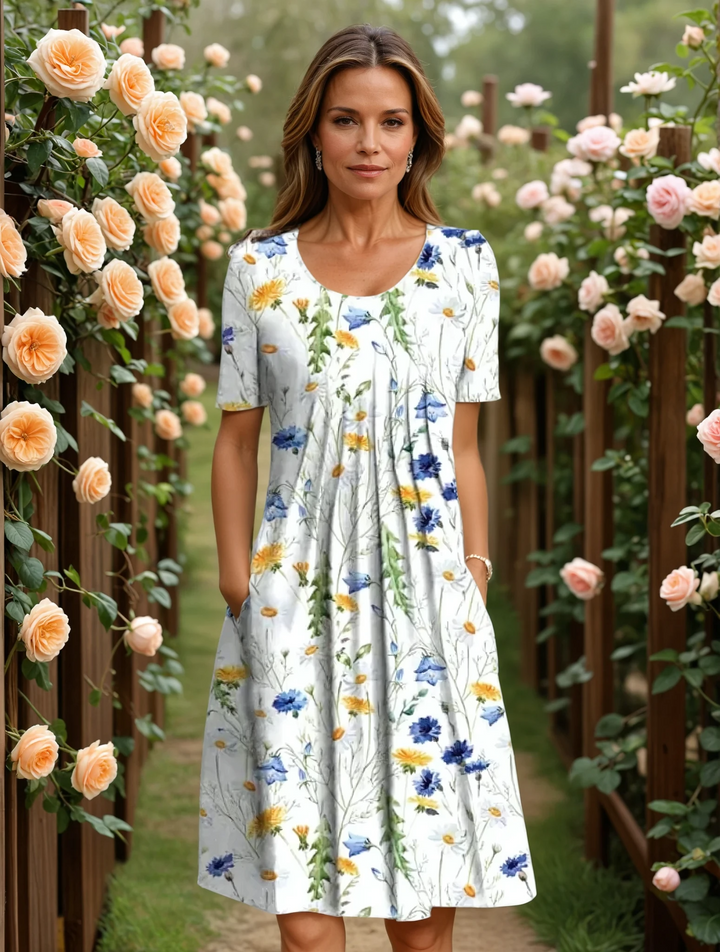 MARGOT | ELEGANT DRESS WITH TUMMY COVERAGE