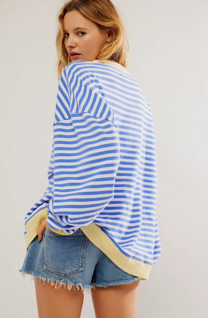 BRIA™ - COMFORTABLE STRIPED OVERSIZE SWEATER