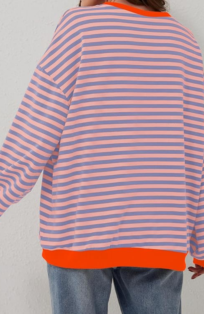 BRIA™ - COMFORTABLE STRIPED OVERSIZE SWEATER
