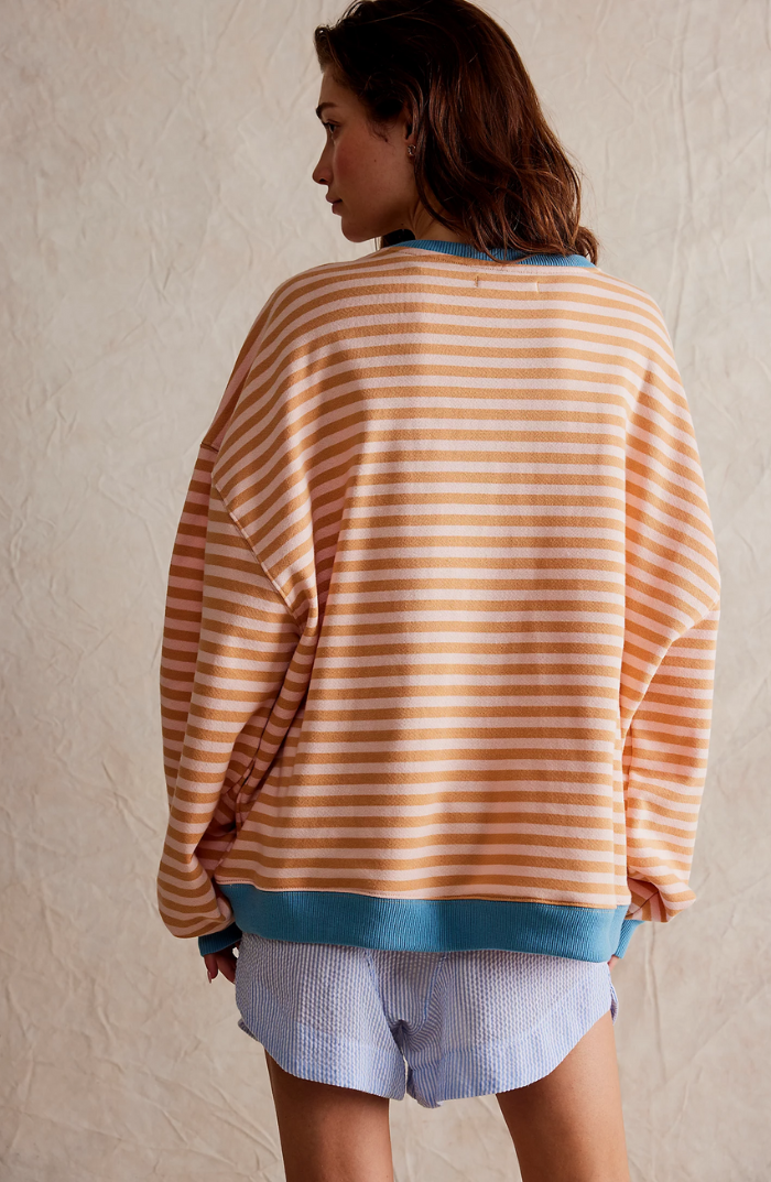BRIA™ - COMFORTABLE STRIPED OVERSIZE SWEATER