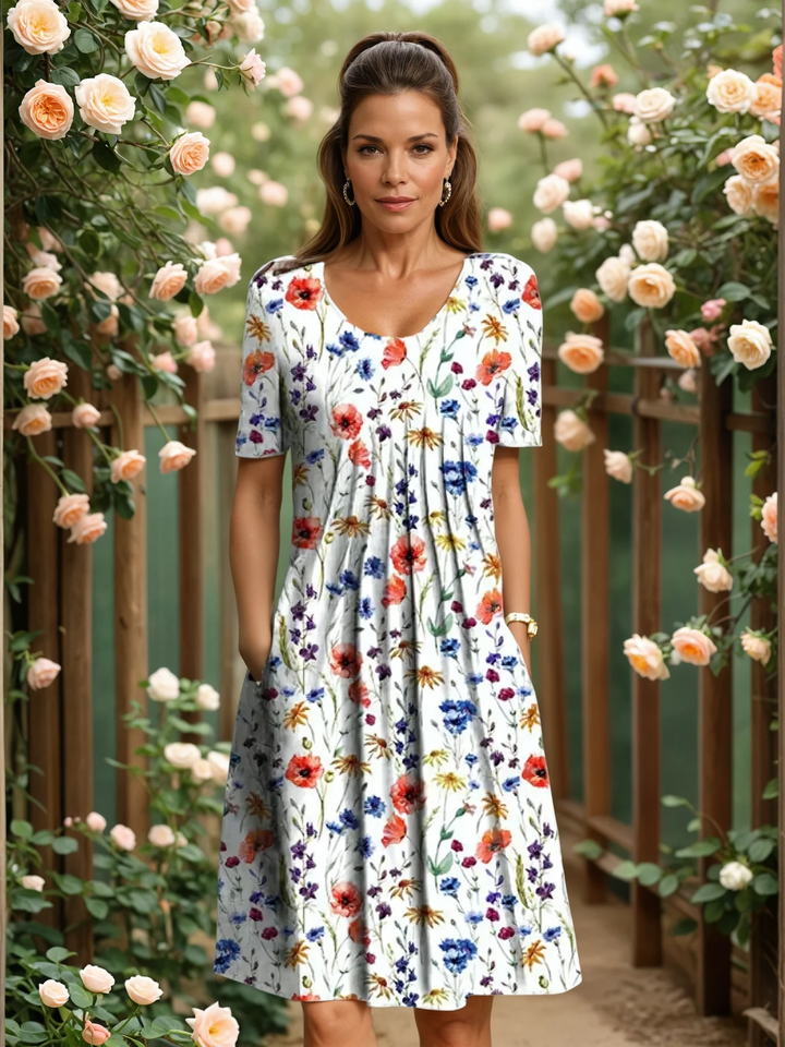 MARGOT | ELEGANT DRESS WITH TUMMY COVERAGE