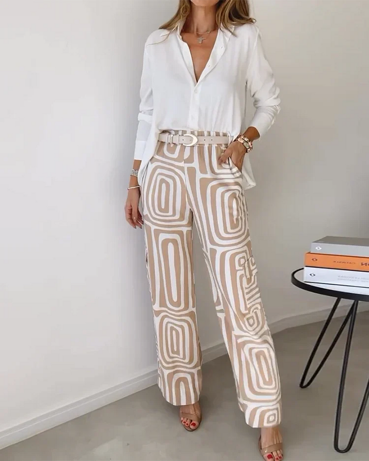 LIVA™ - ELEGANT PANTS BLOUSE SET