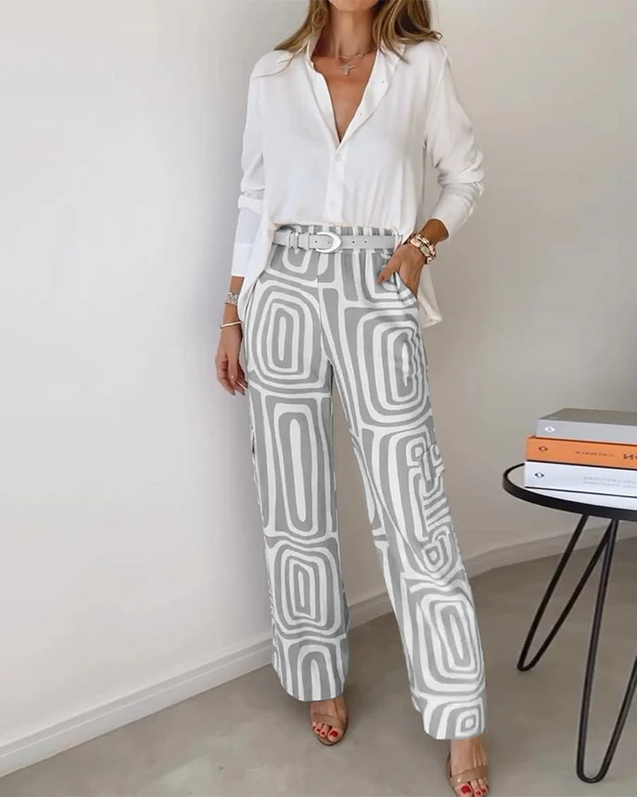 LIVA™ - ELEGANT PANTS BLOUSE SET