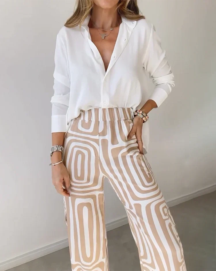 LIVA™ - ELEGANT PANTS BLOUSE SET