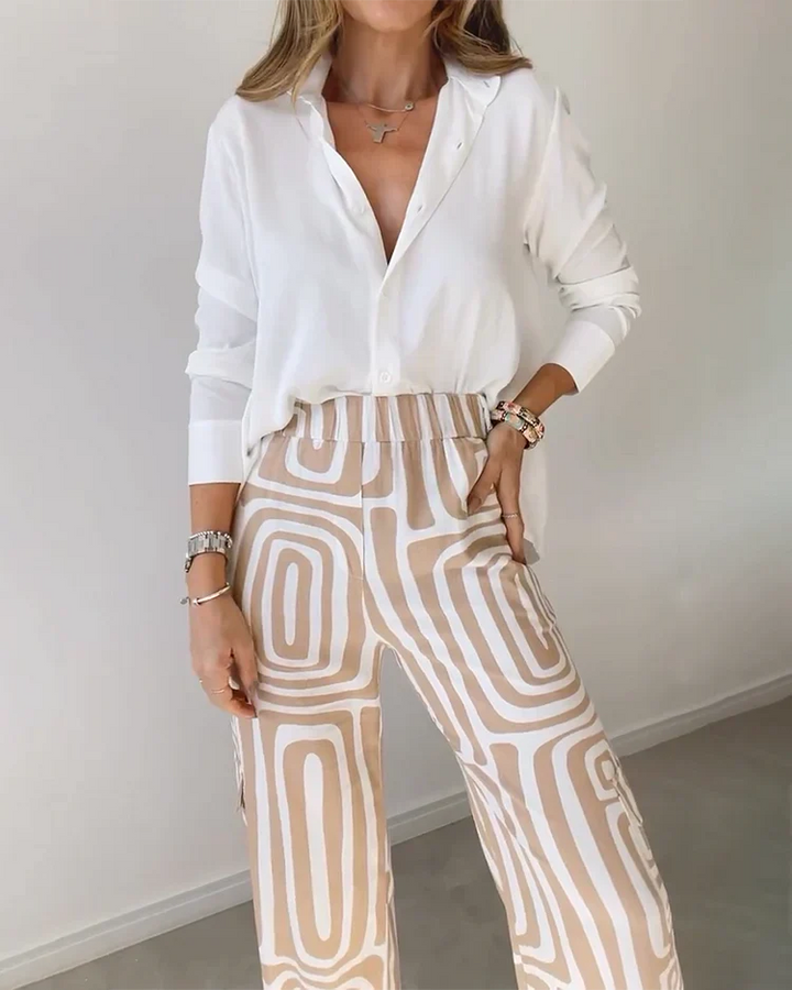 LIVA™ - ELEGANT PANTS BLOUSE SET