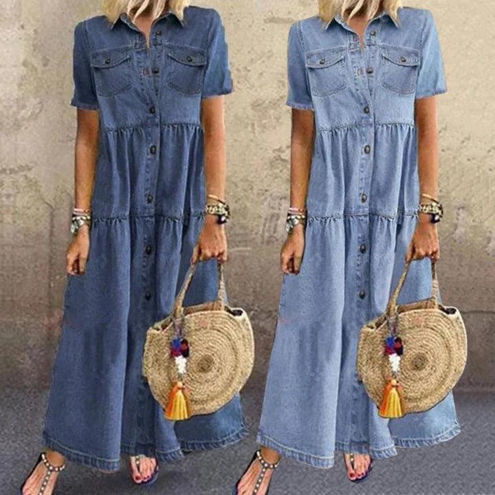 Suzannah | Classic Slimming Denim Dress