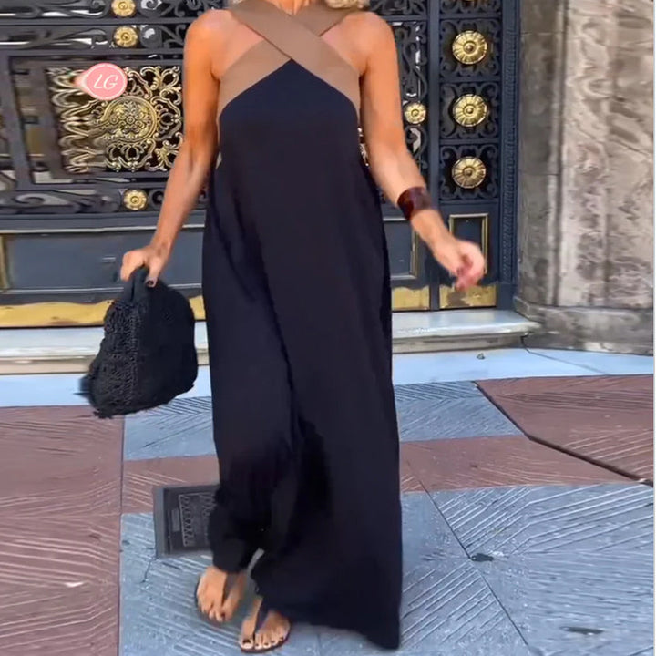 Velora | Cross Neck Dress