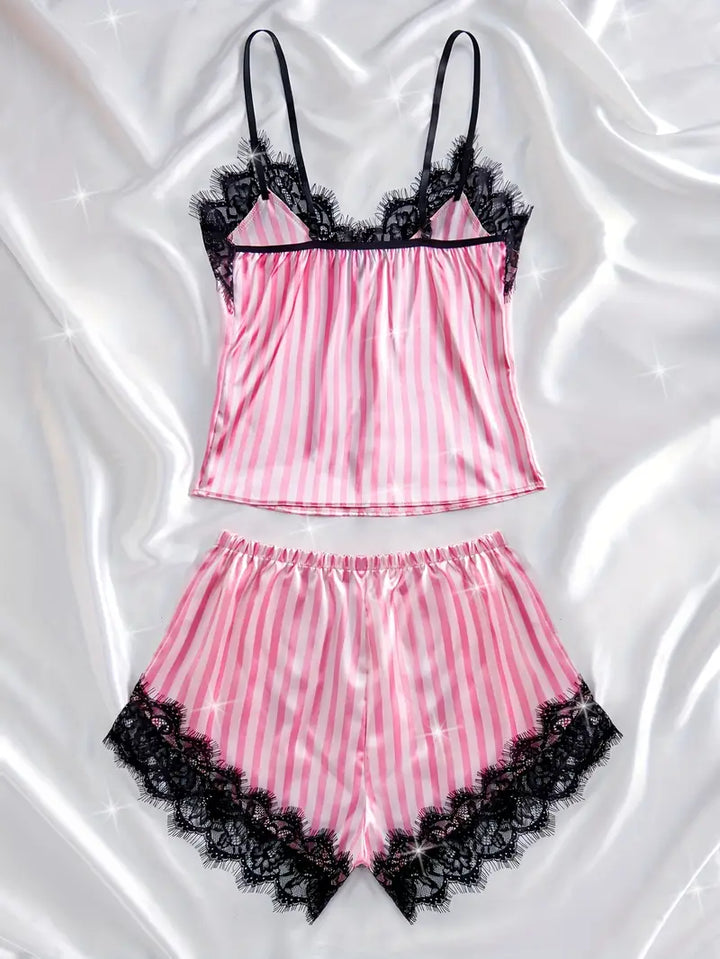 HOLLIS™ - STYLISH V-NECK SATIN SLEEPWEAR