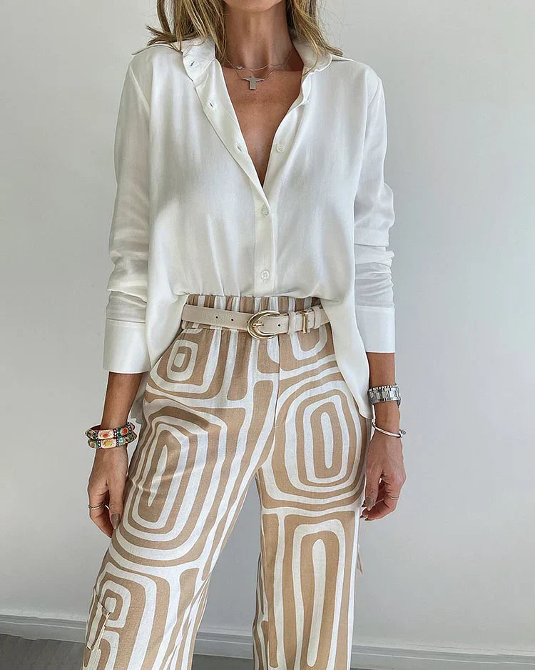 LIVA™ - ELEGANT PANTS BLOUSE SET