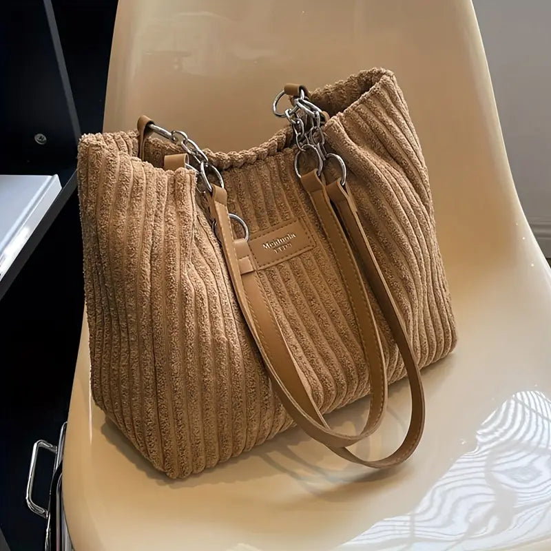 HENA™ - CLASSIC CORDUROY SHOULDER BAG