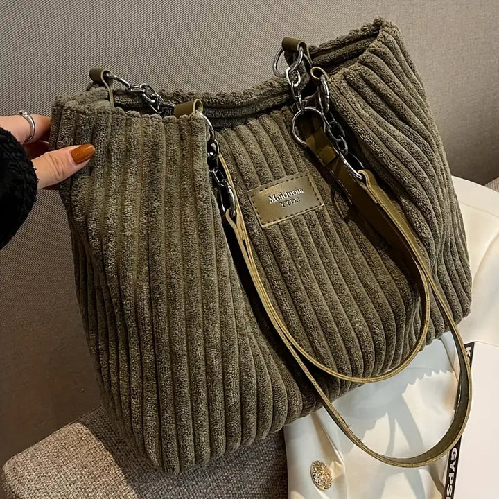 HENA™ - CLASSIC CORDUROY SHOULDER BAG