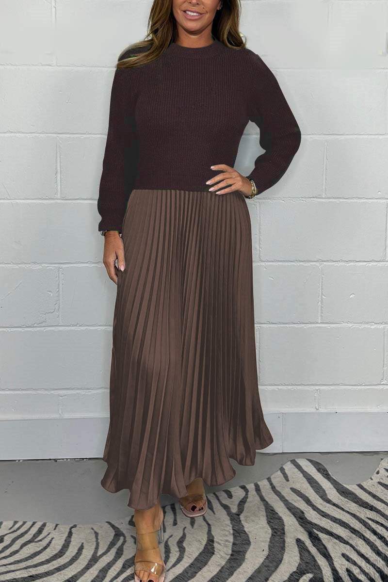 ZUE™ - WOMEN'S PLEATED 2-PIECE SET