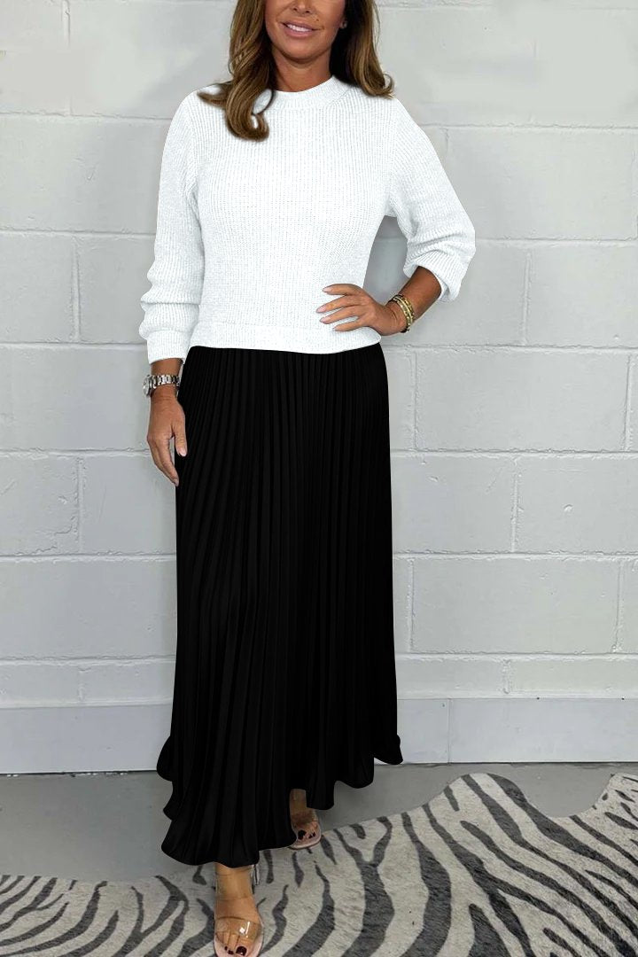 ZUE™ - WOMEN'S PLEATED 2-PIECE SET