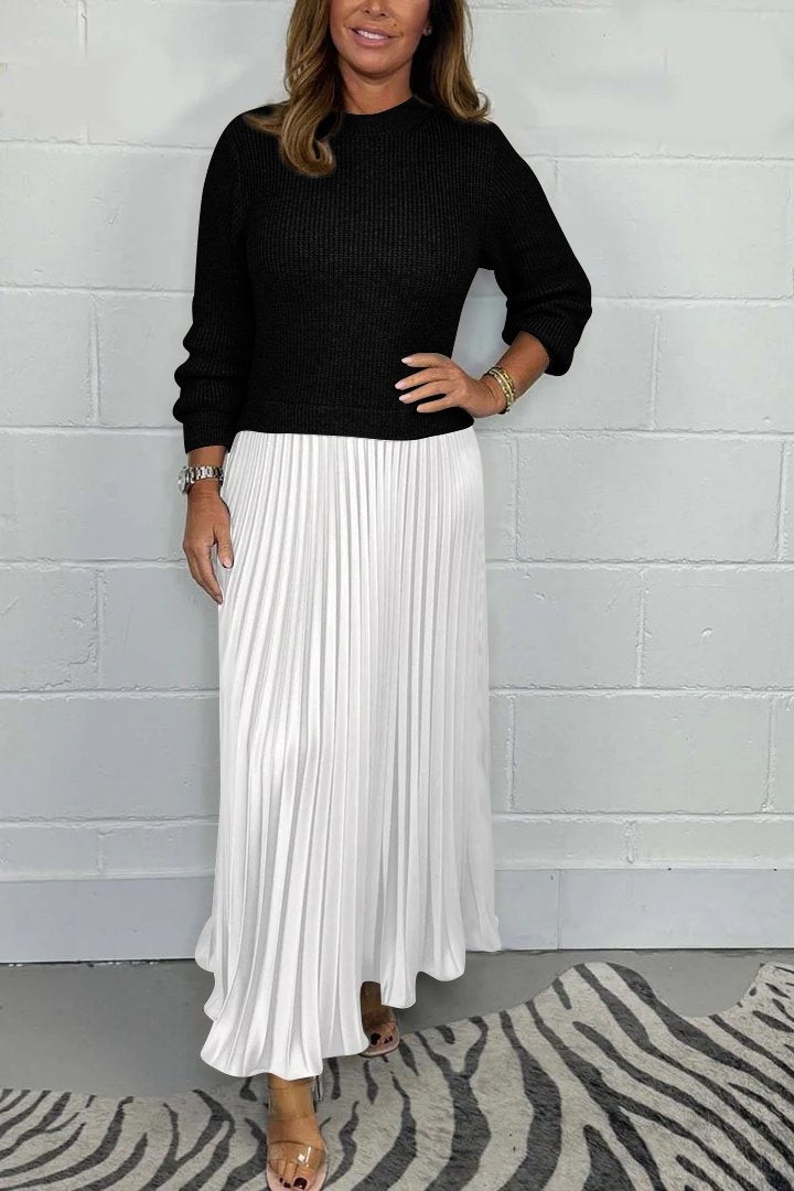 ZUE™ - WOMEN'S PLEATED 2-PIECE SET
